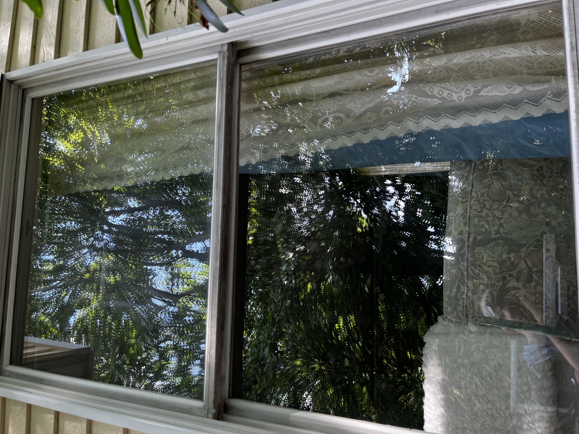 Before window cleaning
