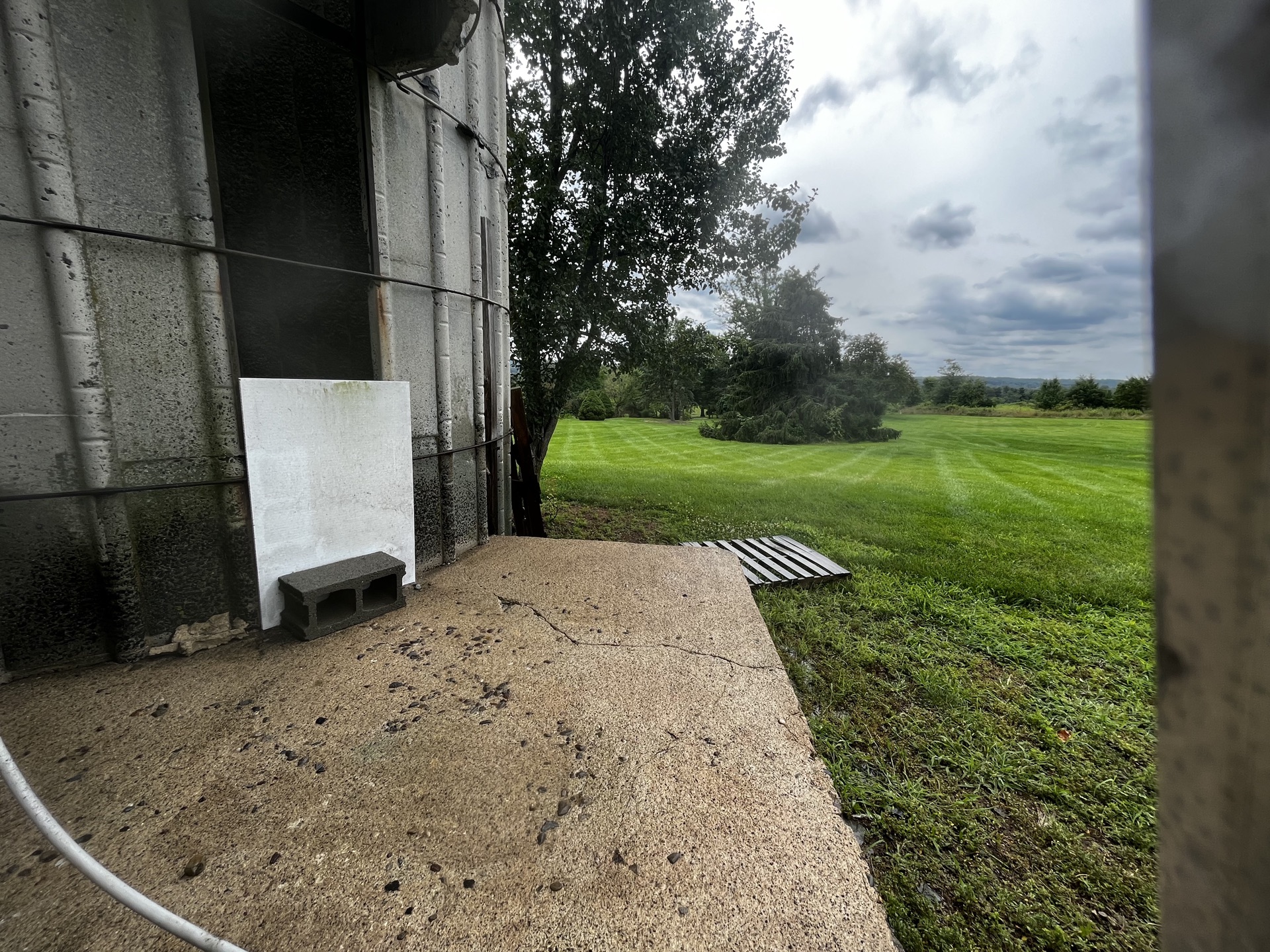Before power washing